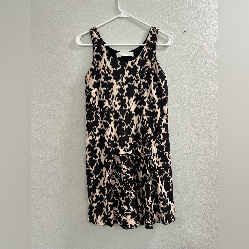 Thakoon addition Ikat print silk dress